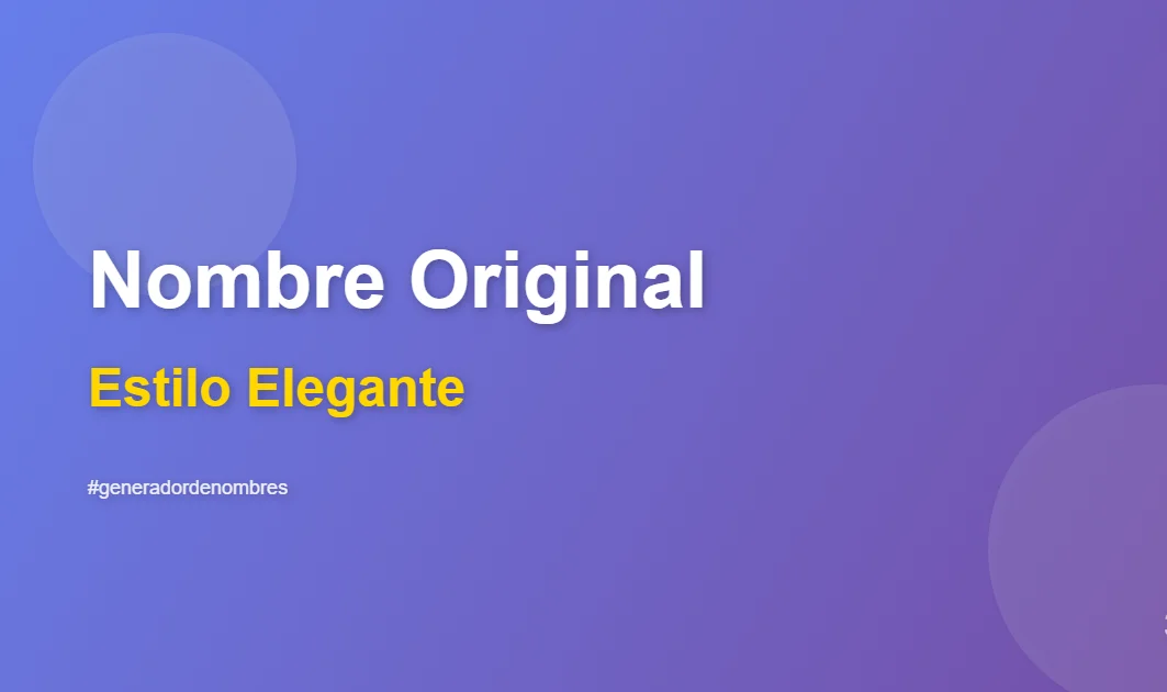 Cómo crear un nombre de usuario original y elegante